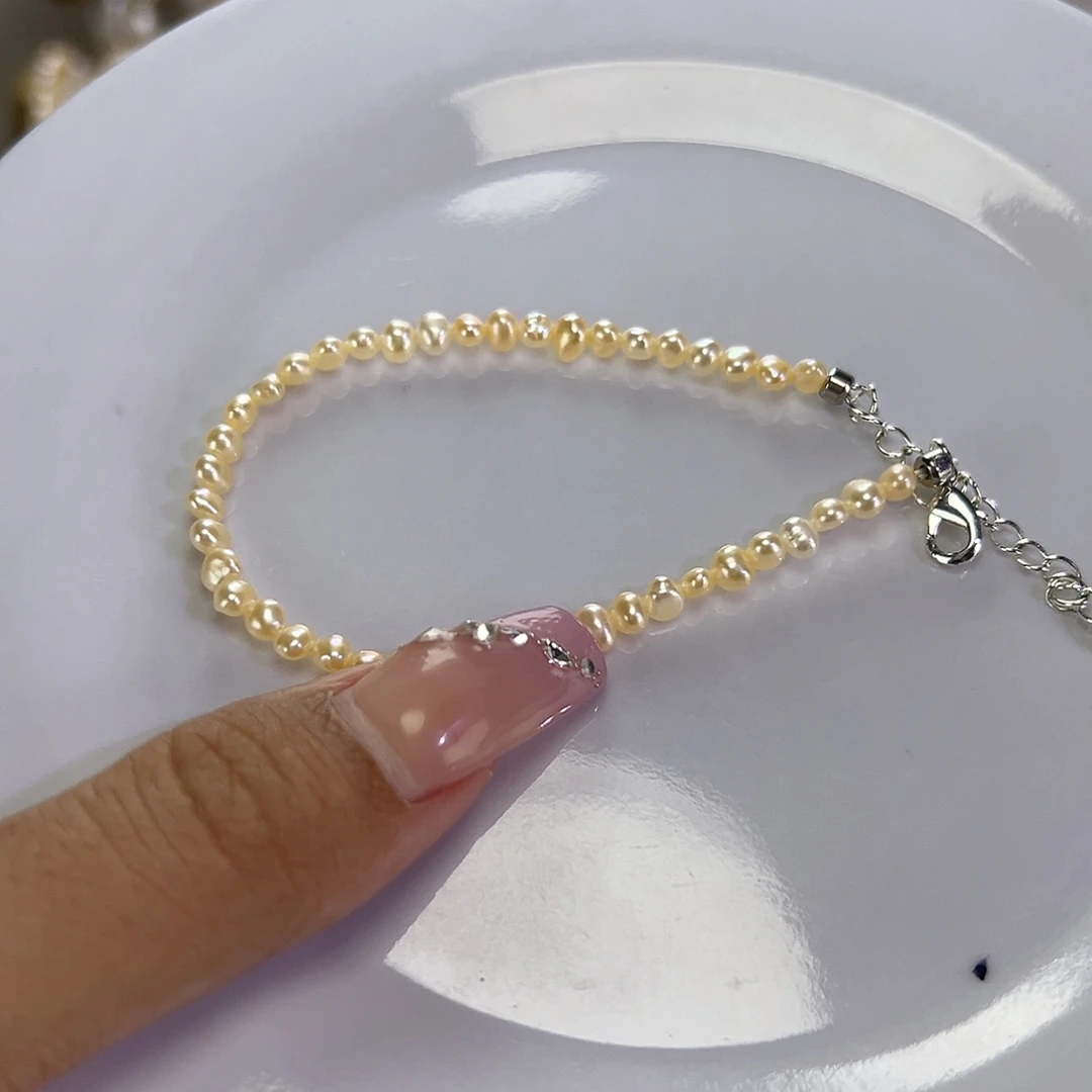 手绳钛钢淡水珍珠