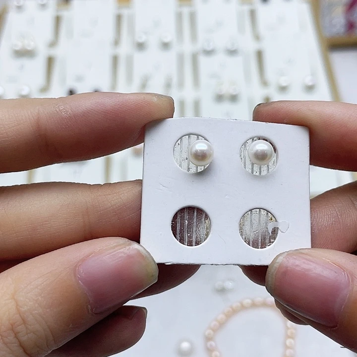 淡水珍珠耳饰银S925镶嵌玉****凤