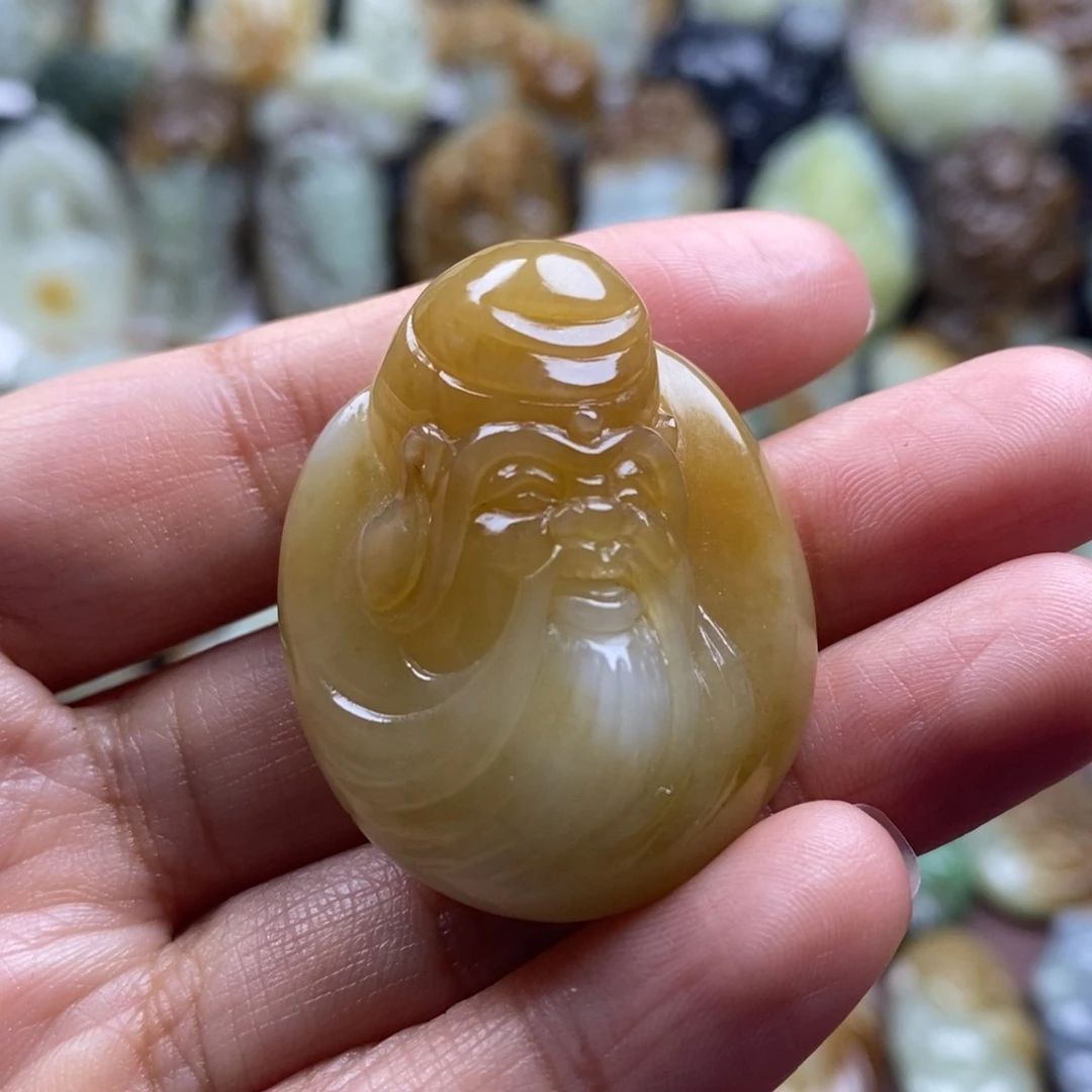 吊坠(不含链)未镶嵌和田玉（糖玉）