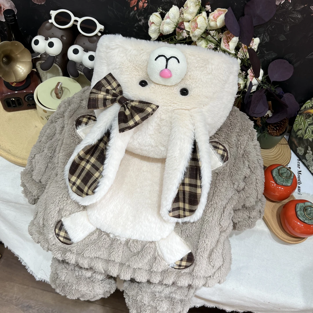 【日逸】儿童2024新款家居服冬季中大童加绒加厚24S067