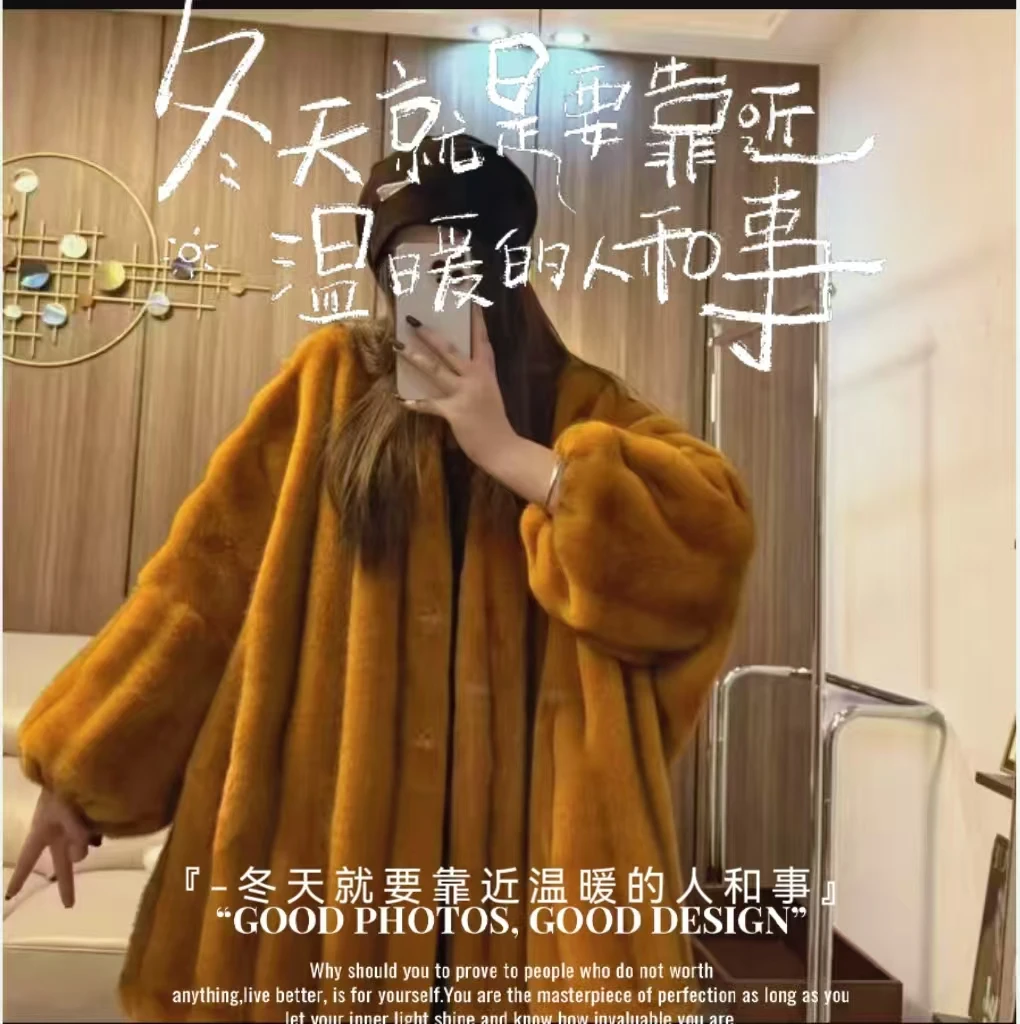 琥珀鎏金王朝原宿风意式全短外套外套气质毛毛时尚网红