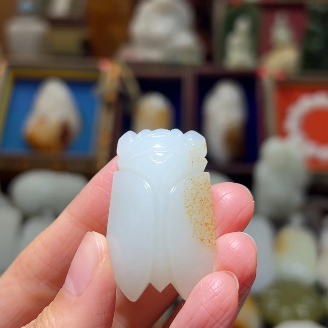 奇***锵和田玉未镶嵌挂件