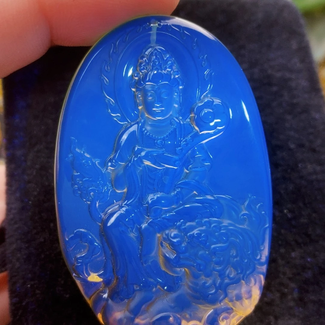 【闪购商品】蓝珀吊坠(不含链)未镶嵌