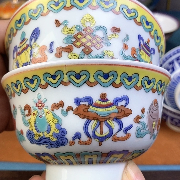 景德镇陶瓷藏式茶碗