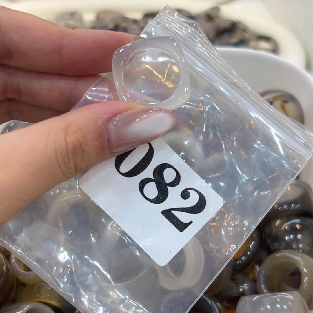 玛瑙/玉髓戒指合金82港16