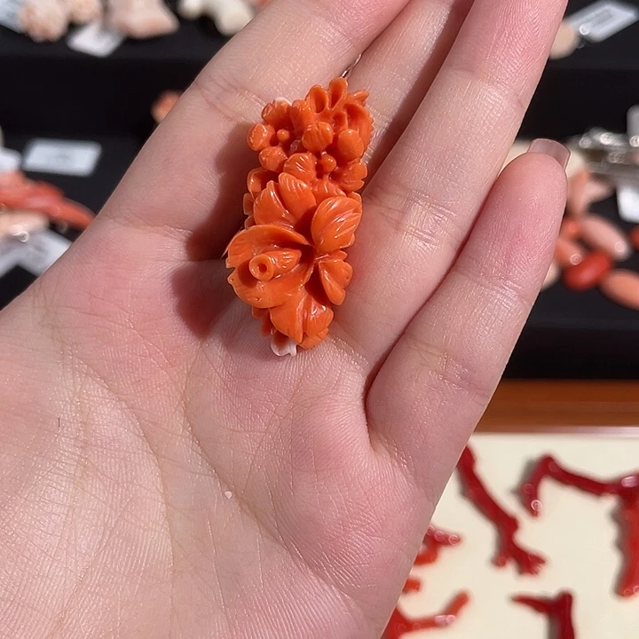 Momo 耳饰胸针戒指雕刻件原枝吊坠