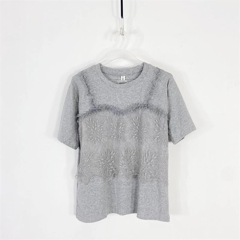 【77衣橱】KD2820精品女装上衣短袖T恤气质轻奢【红人上新】