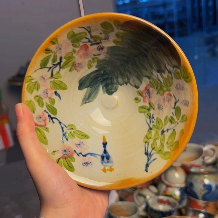 瓷片景德镇陶瓷手工手绘