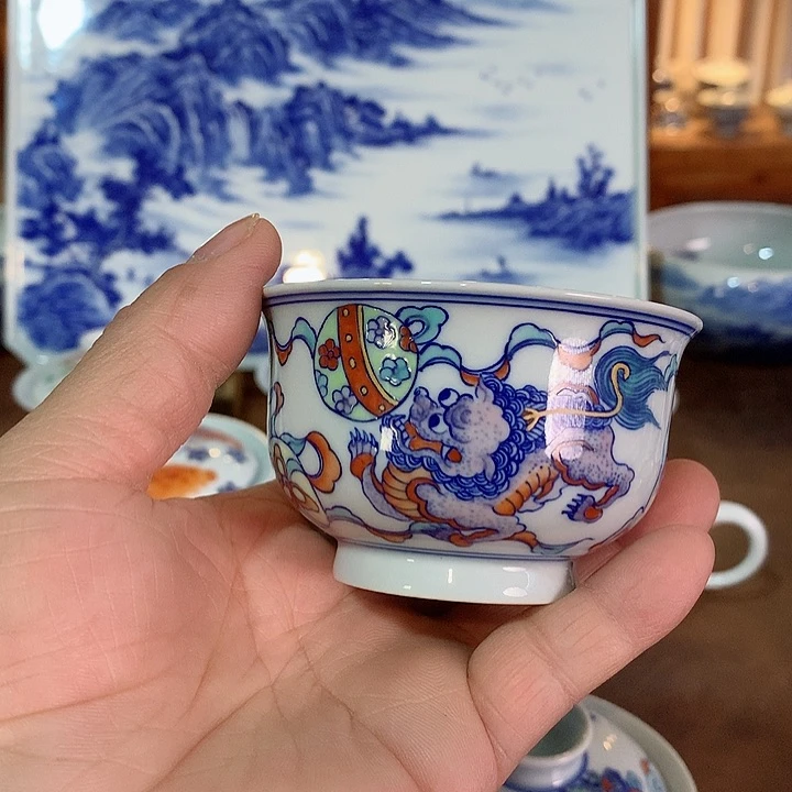 錡镇堂手工手绘杯