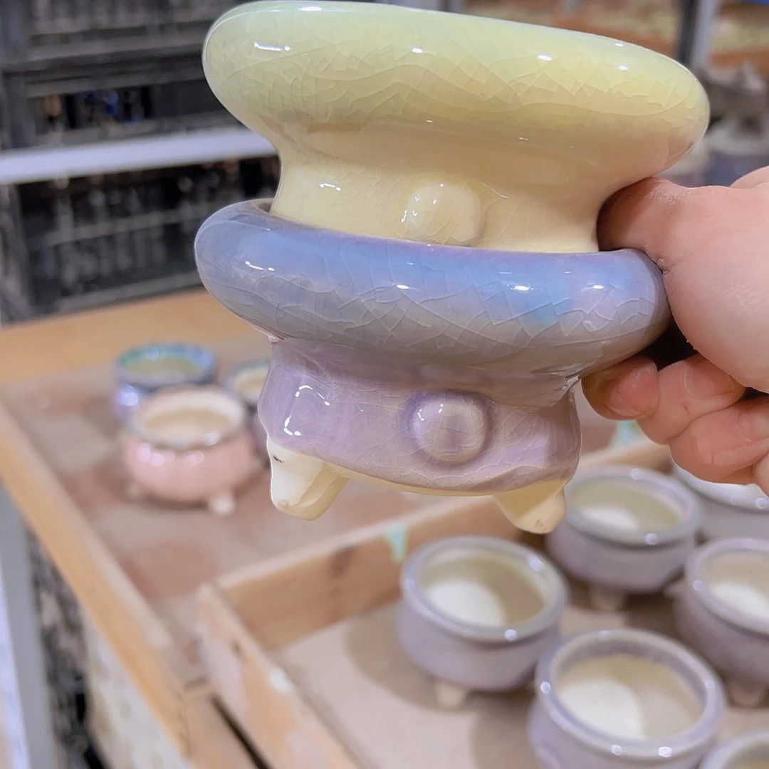 红陶陶瓷花盆当场满12包邮