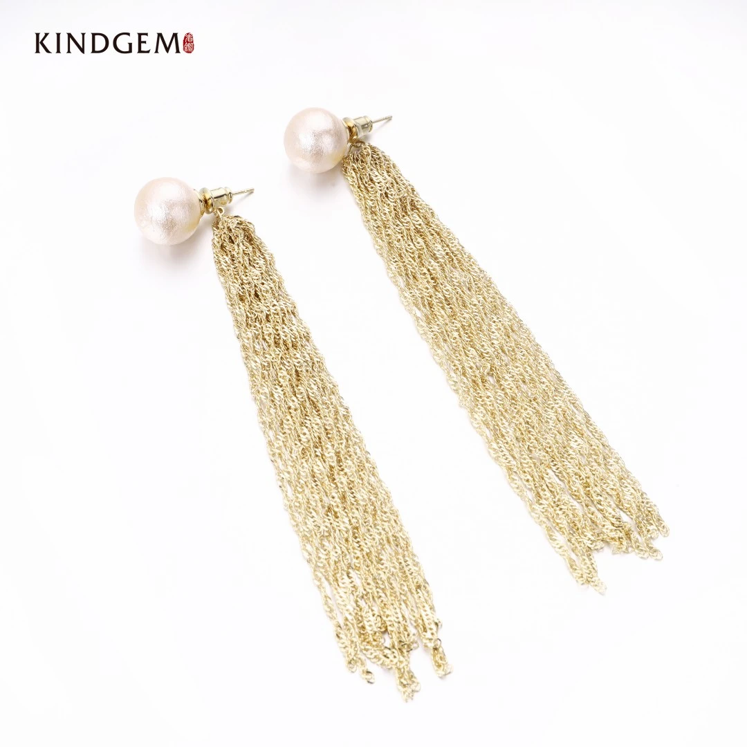 铜合金仿珍珠耳饰 AK09XIPC-27112 精致简约气质时尚百搭耳环