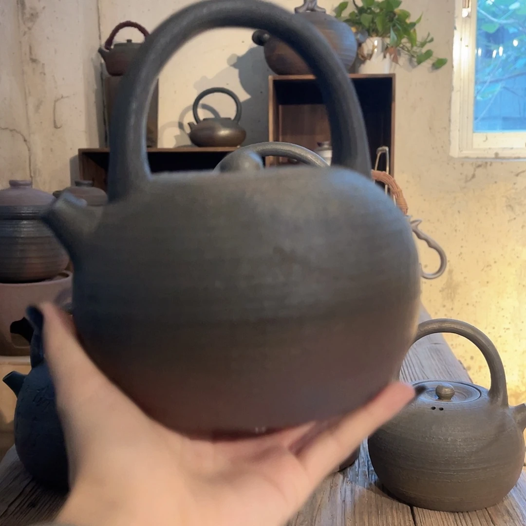 钵***多无字提梁一体手工制作