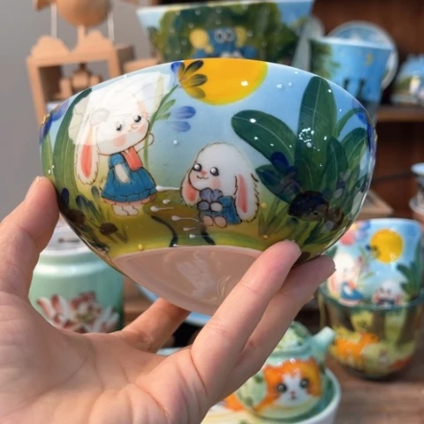 炉景德镇釉下手绘陶瓷