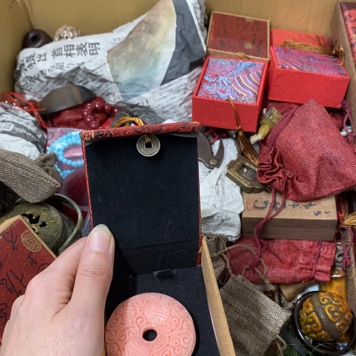 瓷片哈哈中古工艺品一件