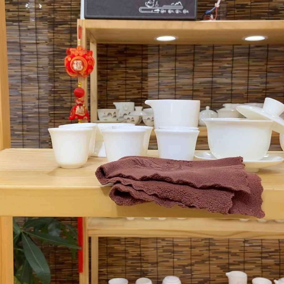 羊脂玉瓷茶具套装