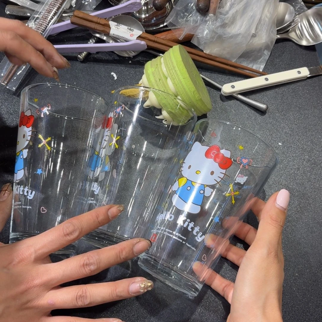 瓷三个玻璃杯三个