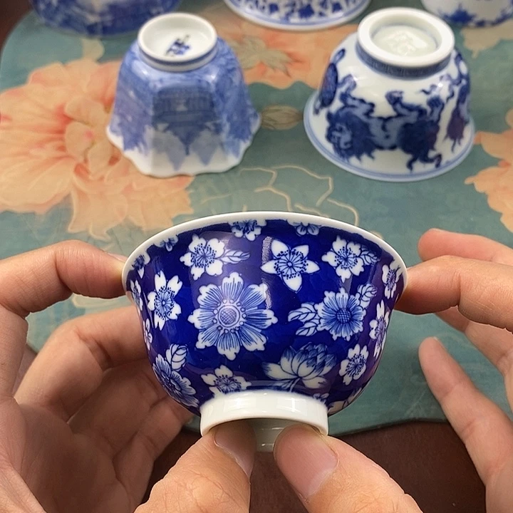 杯现代景德镇全手工全手绘茶具268888