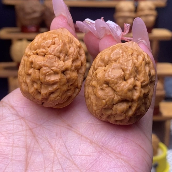 文玩核桃把件凤眼疙瘩包14号37尺