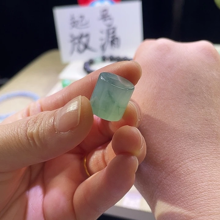 翡翠未镶嵌手链缅甸天然翡翠散珠A货展示链接勿拍卡13