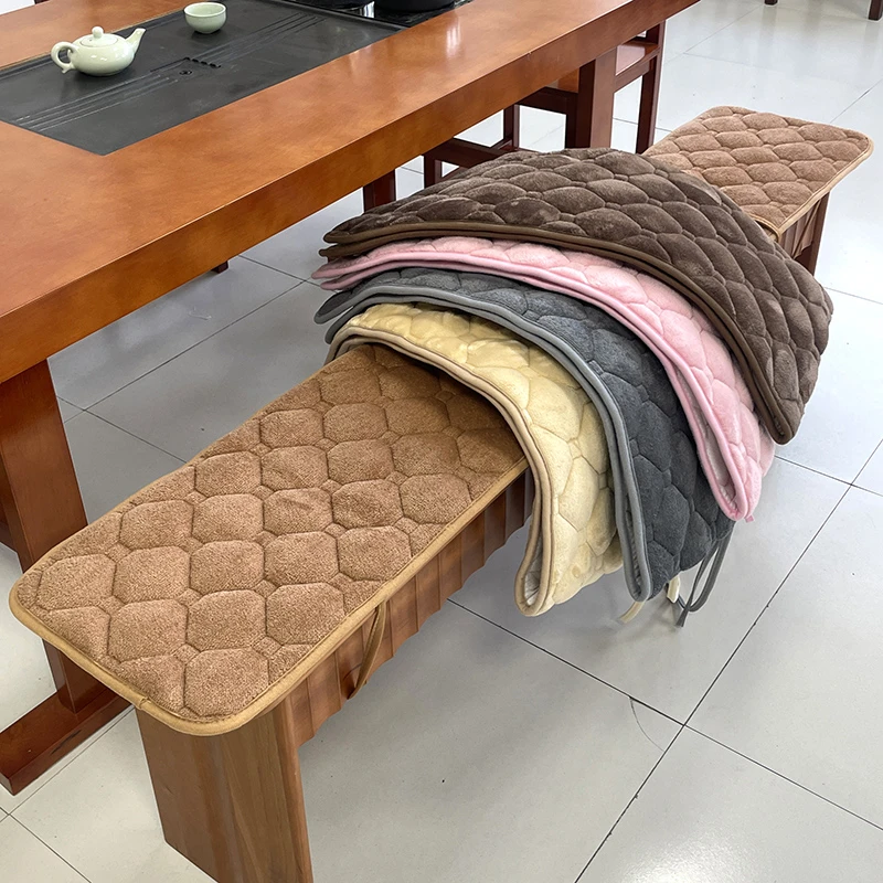 长凳坐垫椅子垫红木长条凳子换鞋实木长凳子中式茶室椅垫座垫定制
