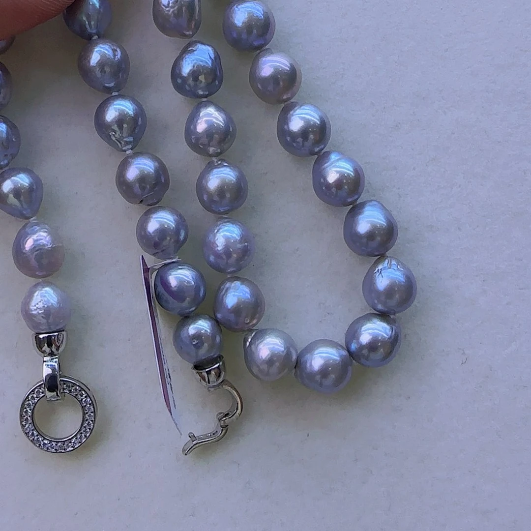 淡水珍珠未镶嵌项链定制57美***惹