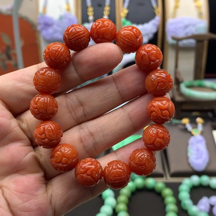 未镶嵌手链翡翠翡翠手链