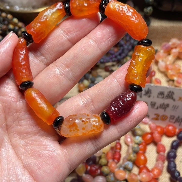 玛瑙/玉髓合金手链