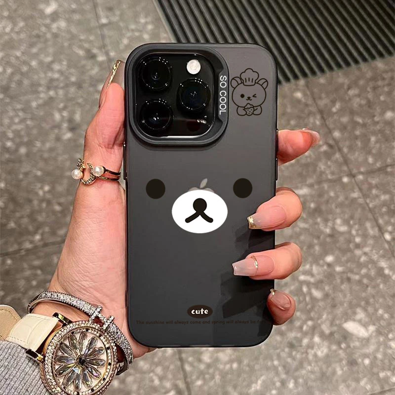 轻松熊适用苹果16/15手机壳iphone14Promax元气13软壳12防摔11x