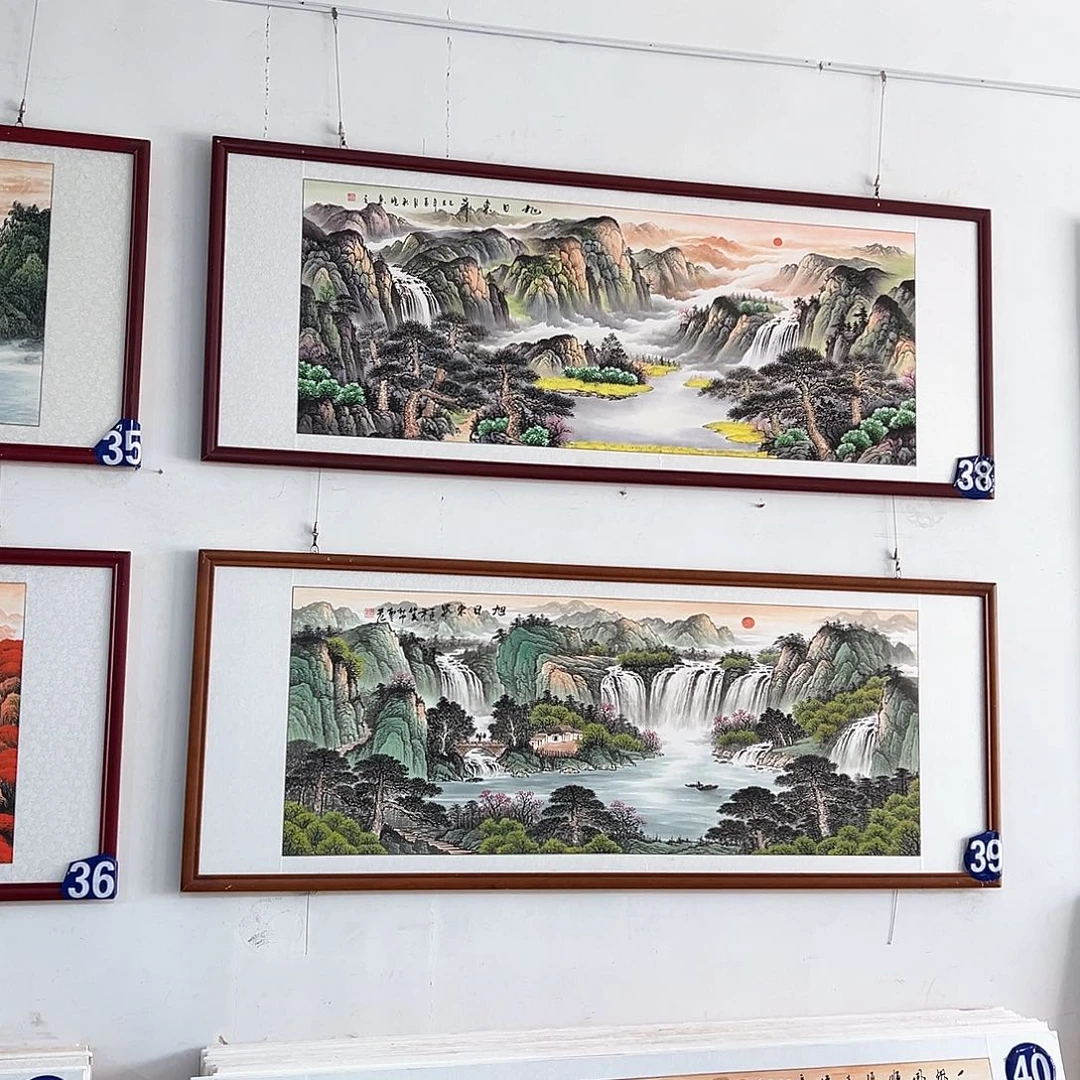 迈***尔国画手绘保证假一罚万