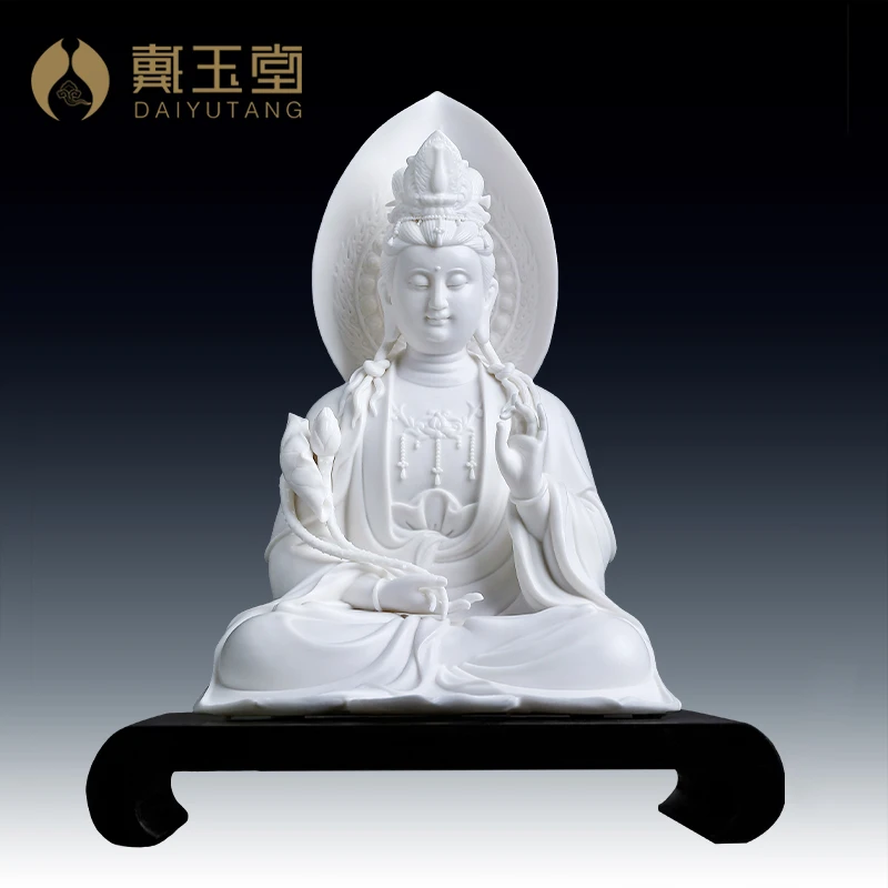 戴玉堂林弋新陶瓷摆件《莲心大/势/至》德化陶瓷家用陶瓷工艺摆件