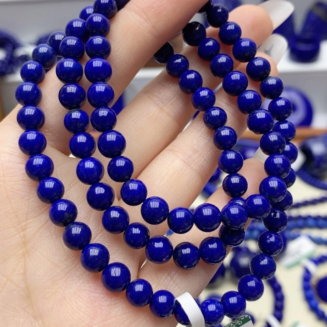 青金石未镶嵌手链6➕