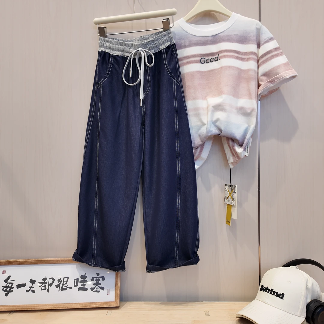 【小哥穿搭】薄薄舒服原色牛仔裤男童新款帅气儿童潮流长裤78202