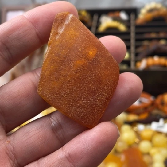 手链琥珀未镶嵌吊坠