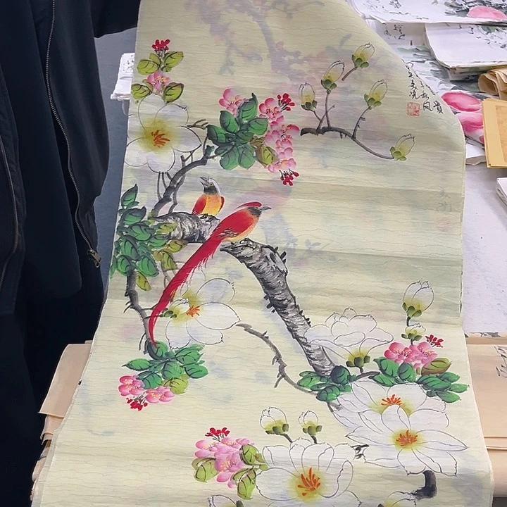 国画纯手绘字画宣纸