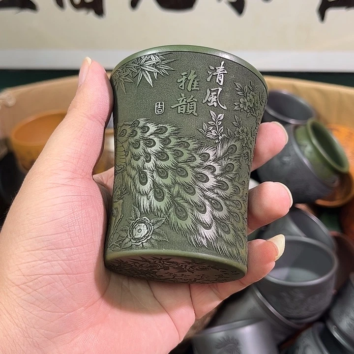 茶杯紫砂全手工紫砂主人杯