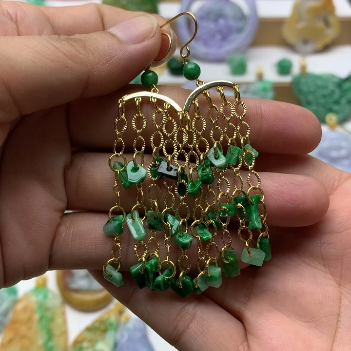 颈饰未镶嵌翡翠翡翠