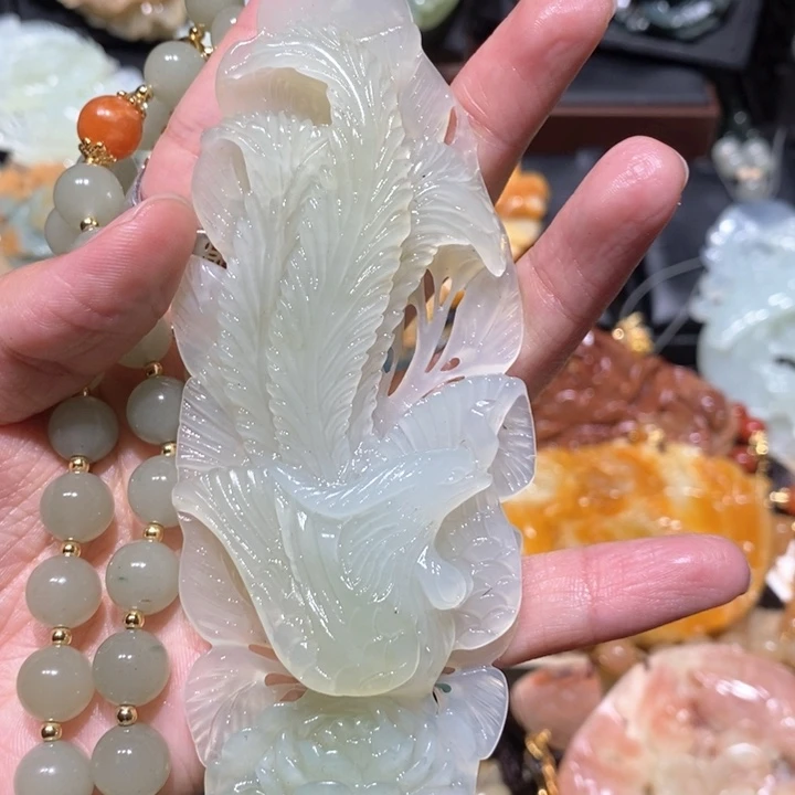 岫玉毛衣链未镶嵌
