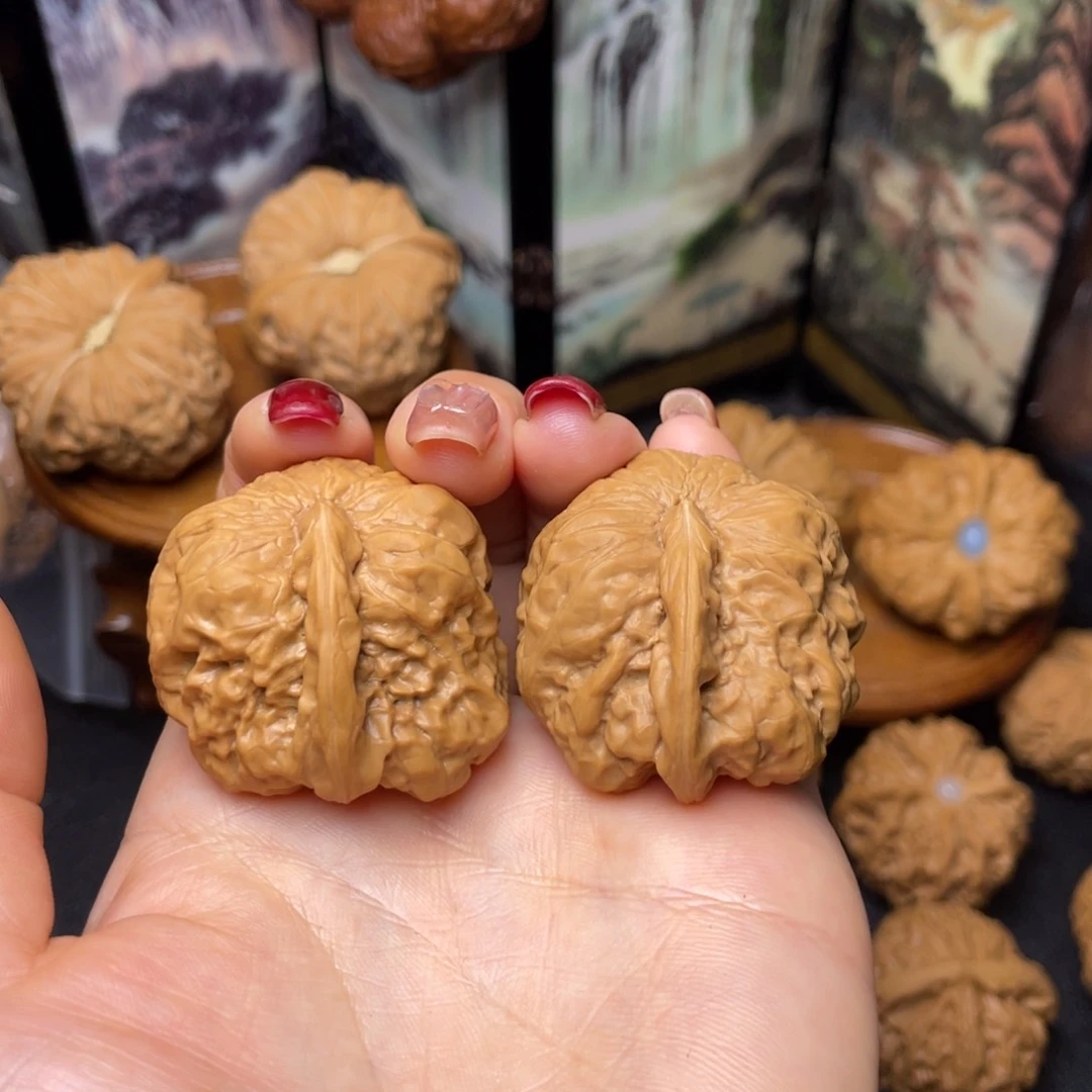 文玩核桃把件38全品一帆风顺