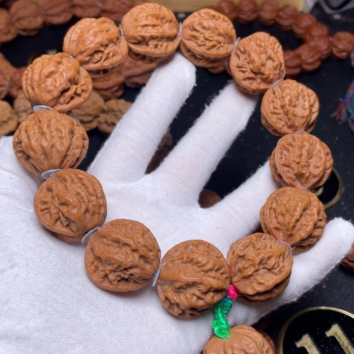 手串文玩核桃矮桩原皮霸王龙脊