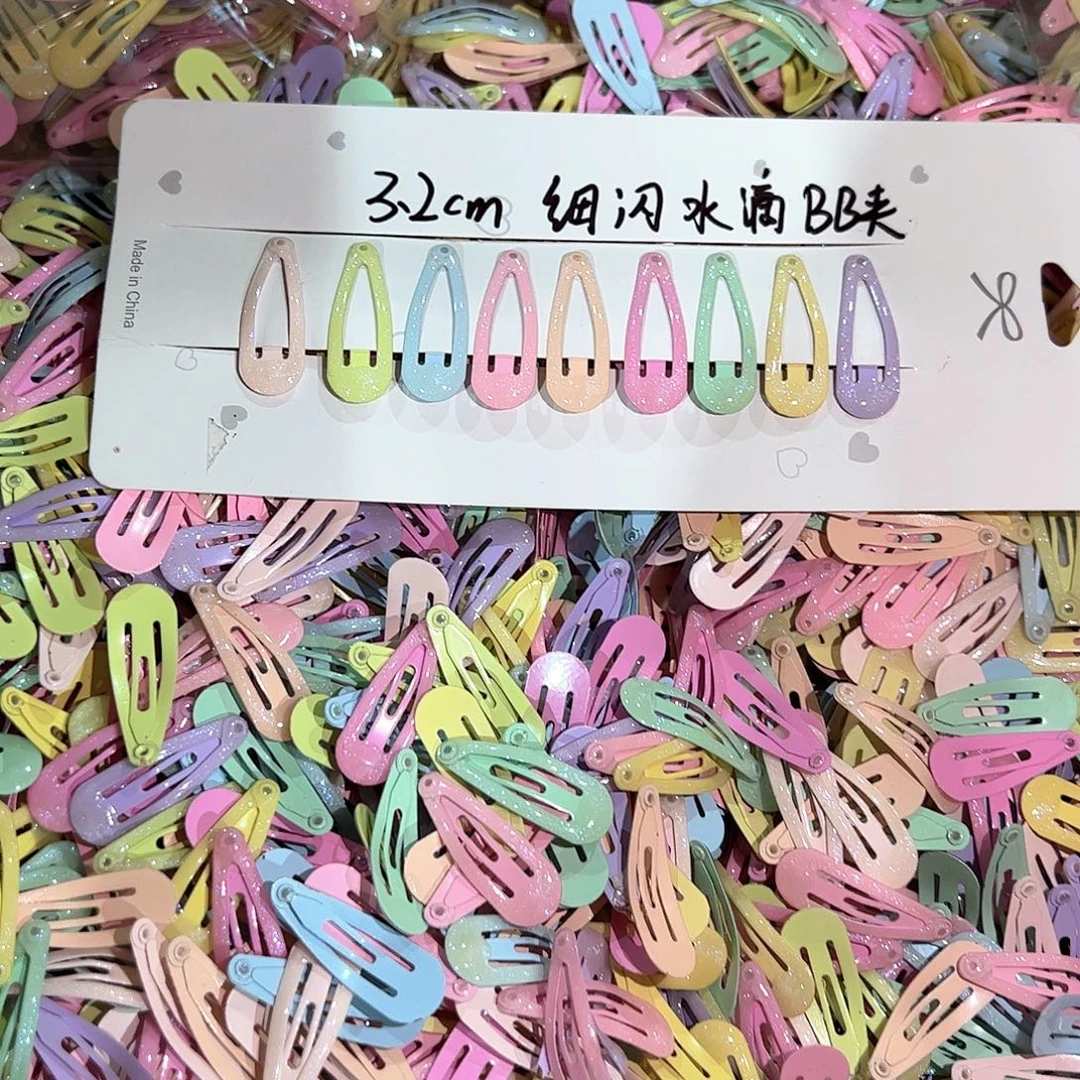 3.2细闪水滴拜拜夹100个清货