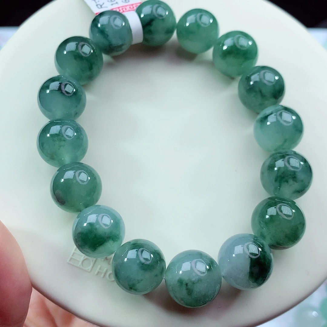 翡翠未镶嵌手链卡12.8