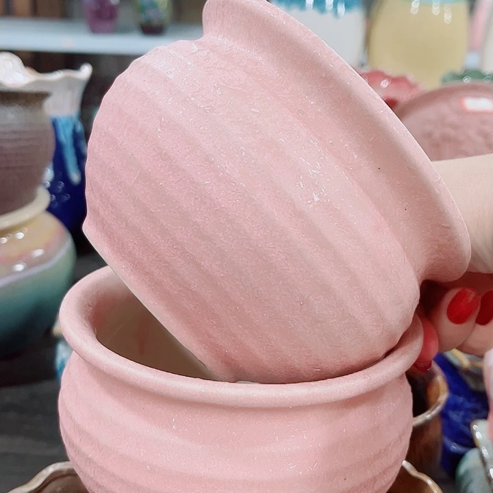 多肉陶瓷花盆满10元包邮