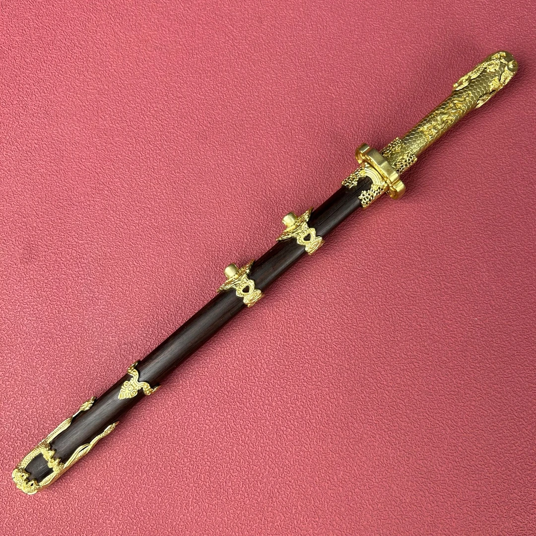 【水龙唐刀】纯铜装具微兵器摆件未开刃