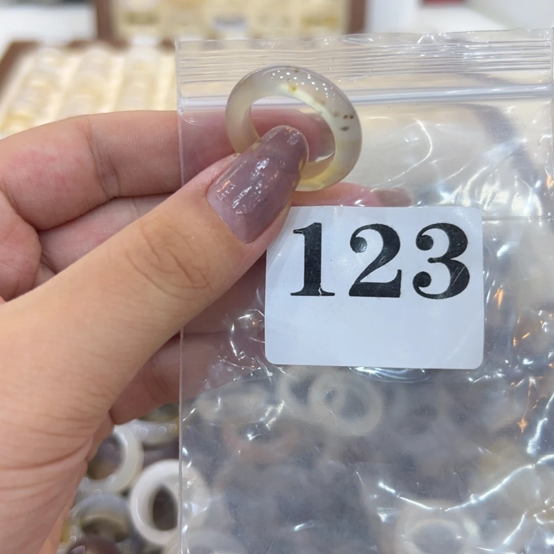 玛瑙/玉髓戒指合金123港15