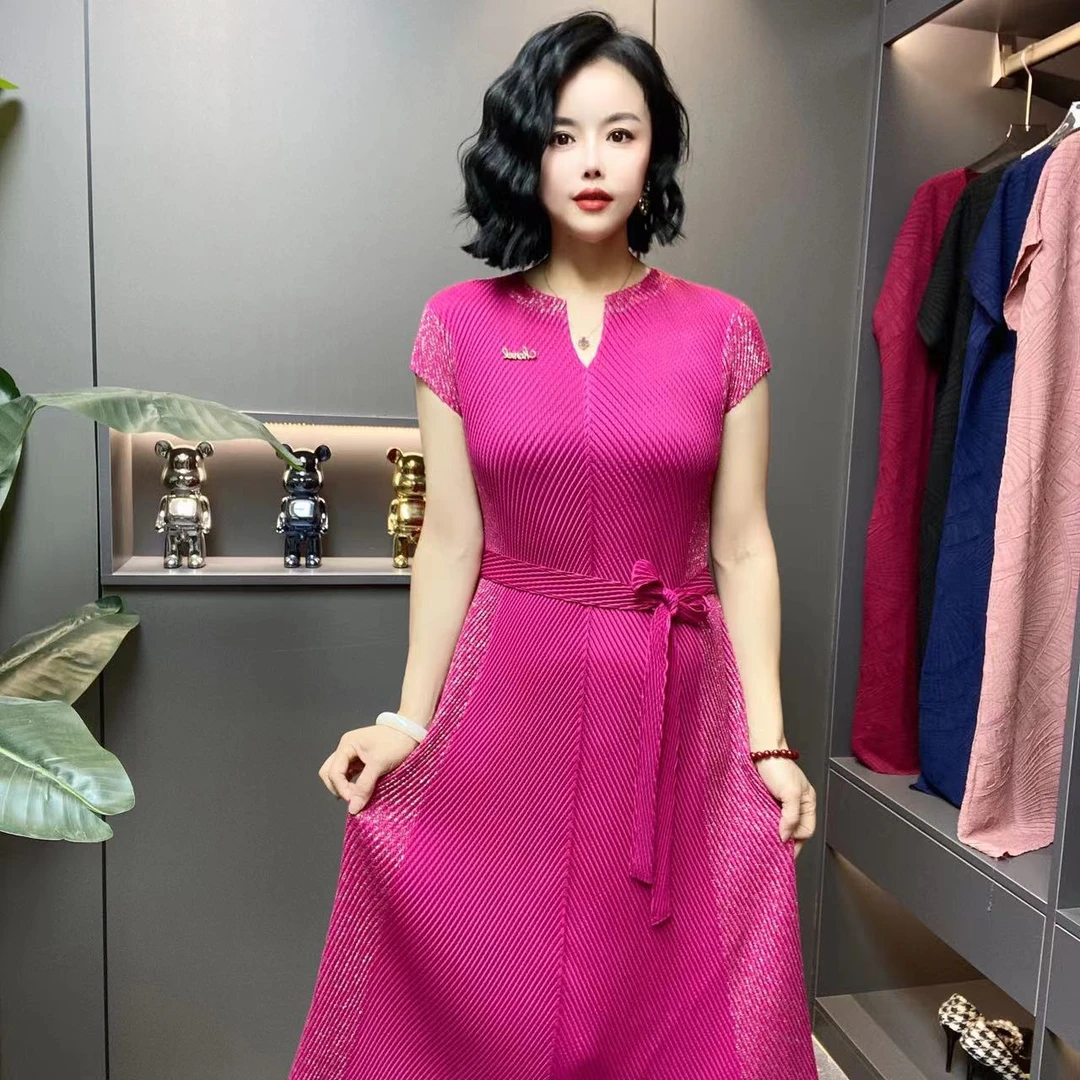 [冠美严选]连衣裙气质潮流百搭无袖洋气