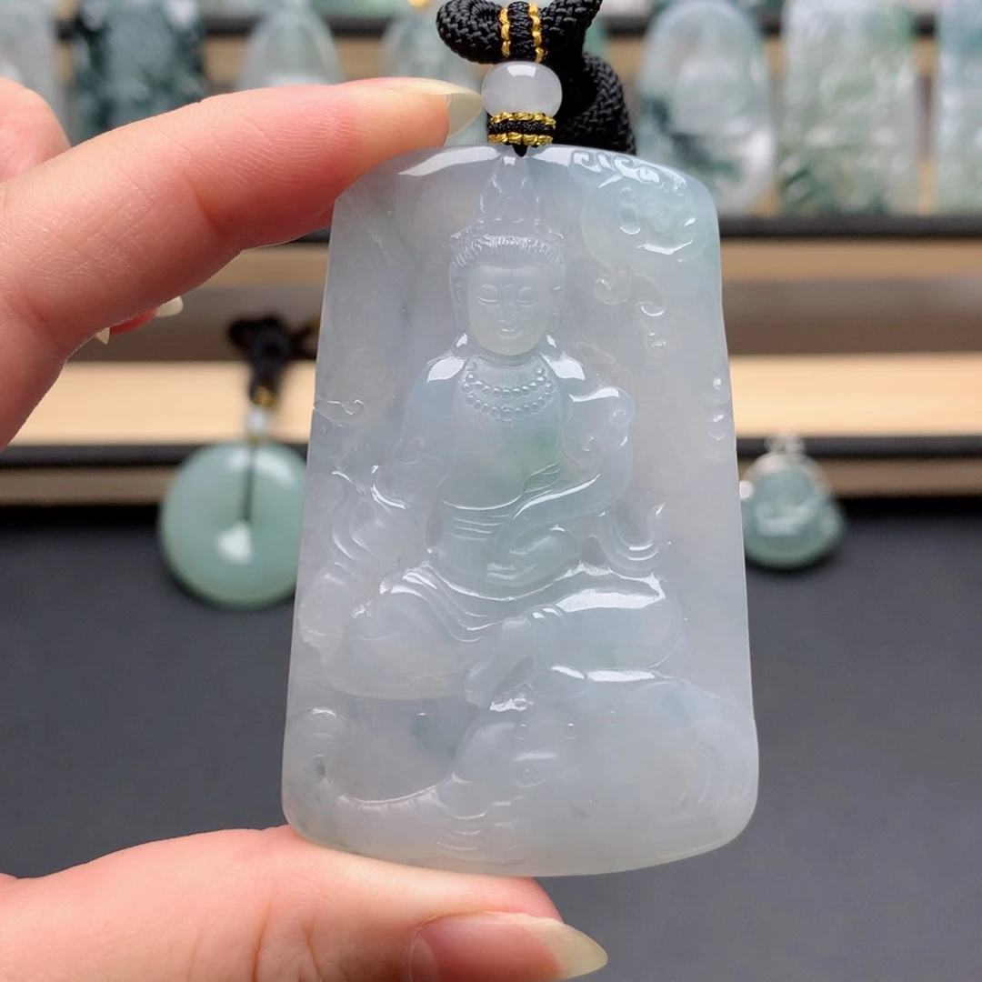 颈饰未镶嵌翡翠普贤