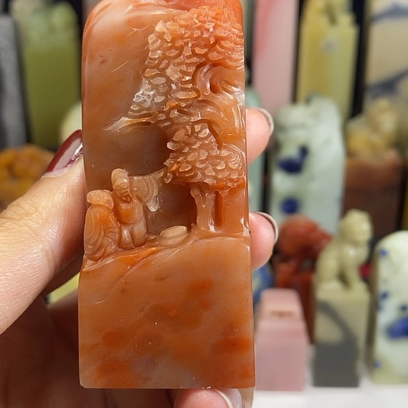 【闪购商品】青田石印石老挝。