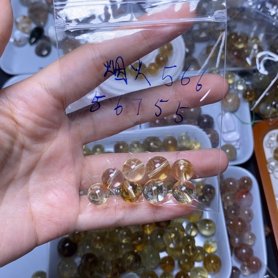 烟****未镶嵌手链水晶散珠