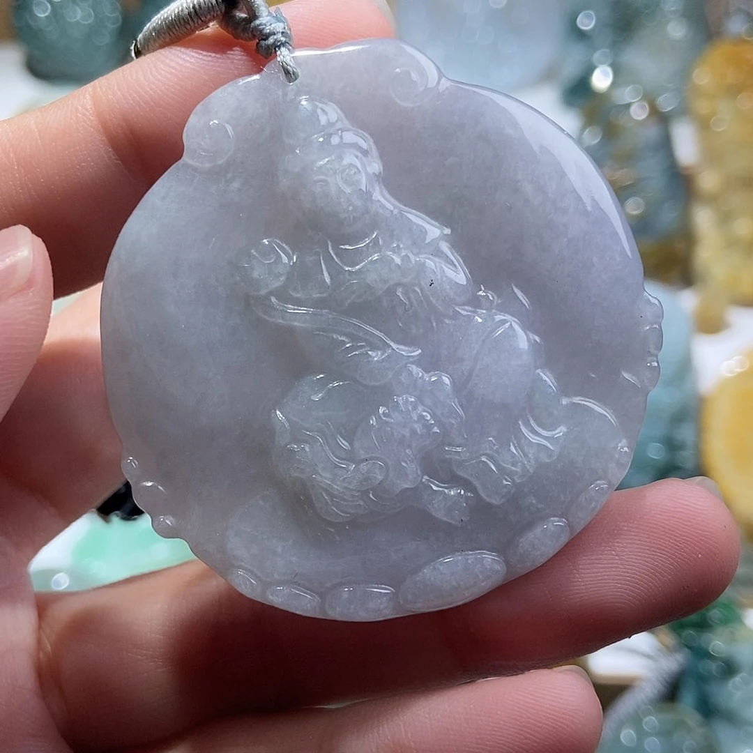 颈饰未镶嵌翡翠天然