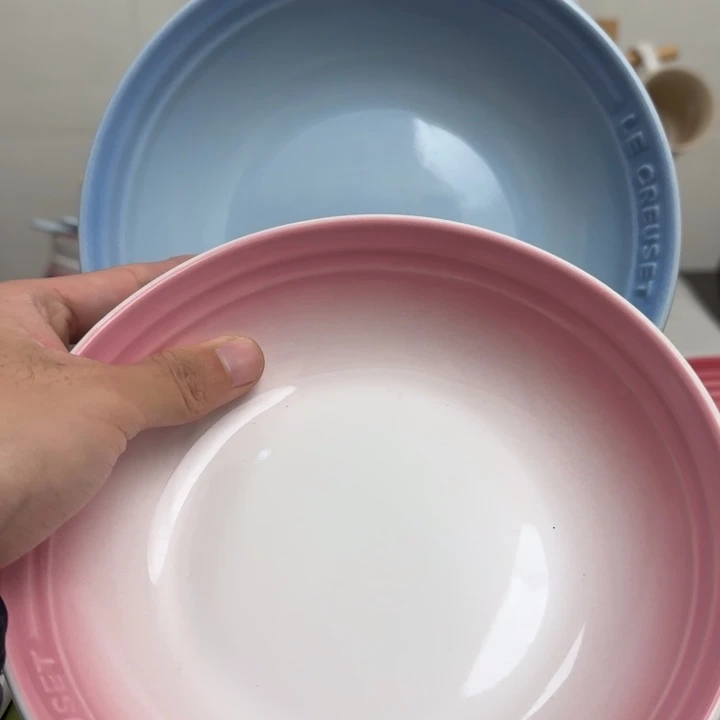 瓷片微瑕2个7英寸燕麦盘